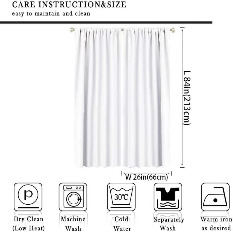 YCness Boys Sports Kids Curtains for Bedroom, Fire Basketball Football Soccer 3D Ball Window Treatments for Living Room,Teen Boys Girls Room Decor Drapes 2 Panel Sets,52x84 Inch - Image 2